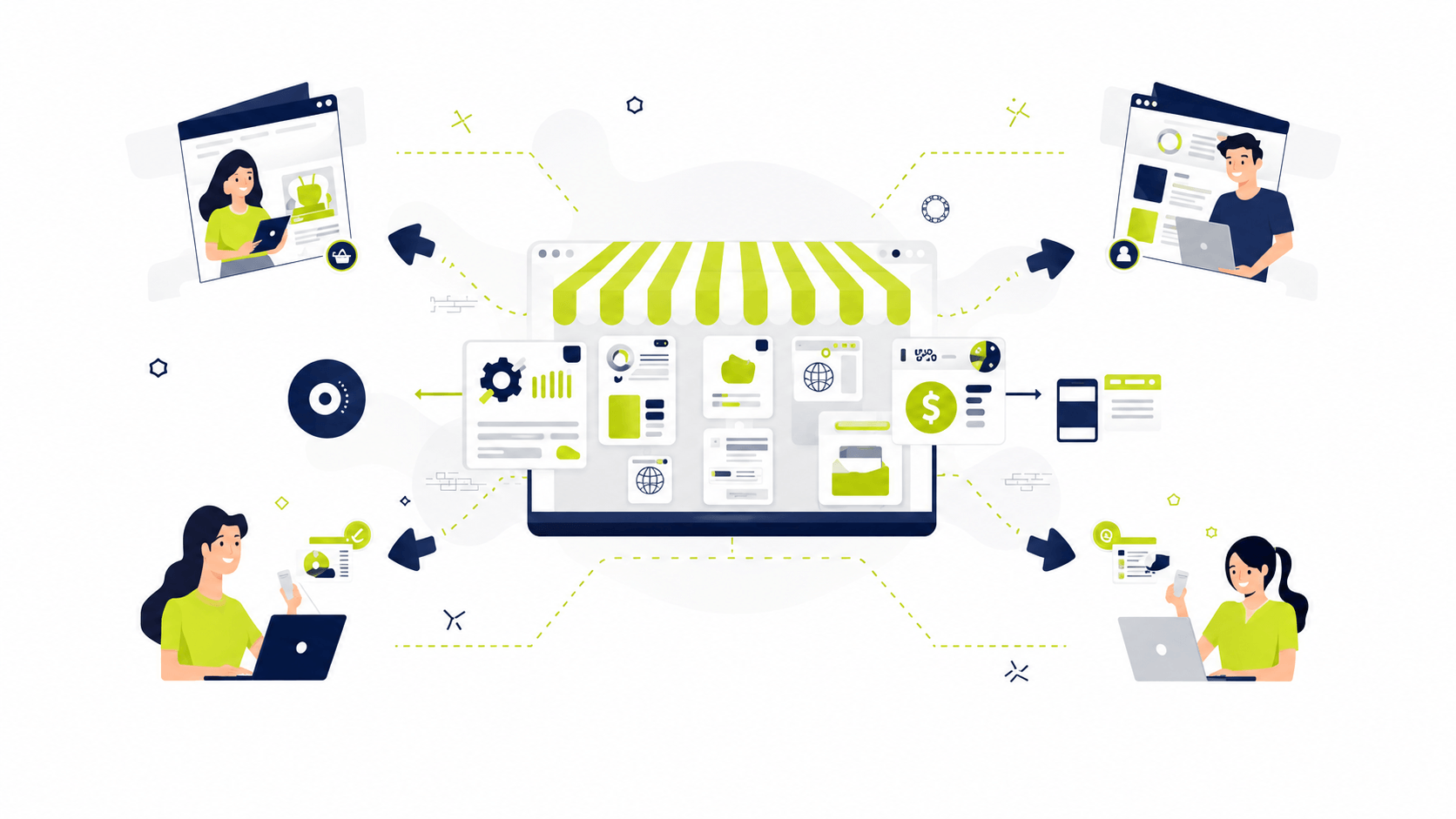 Hogyan működik az onlinePénztárca Marketplace?