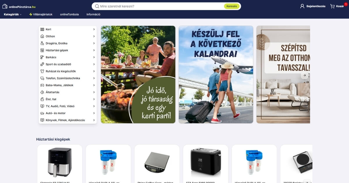 Régi és új onlinePénztárca: ezért éri meg most még jobban a vásárlóknak